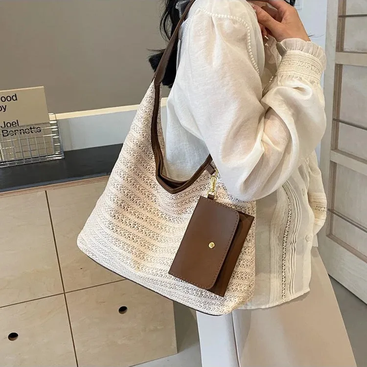 Straw Hobo Bag
