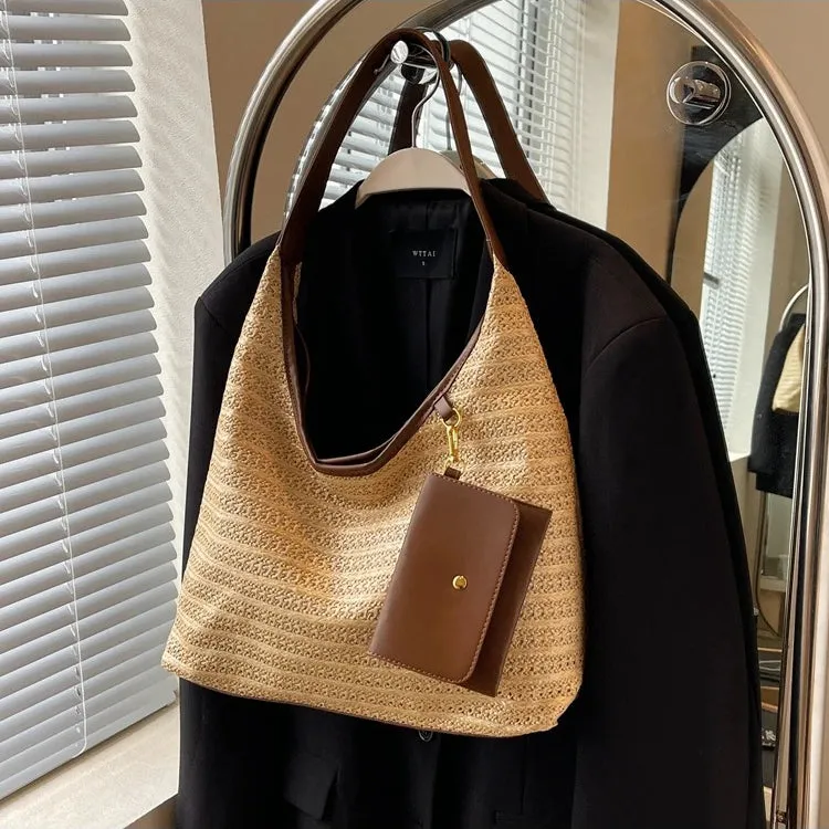 Straw Hobo Bag