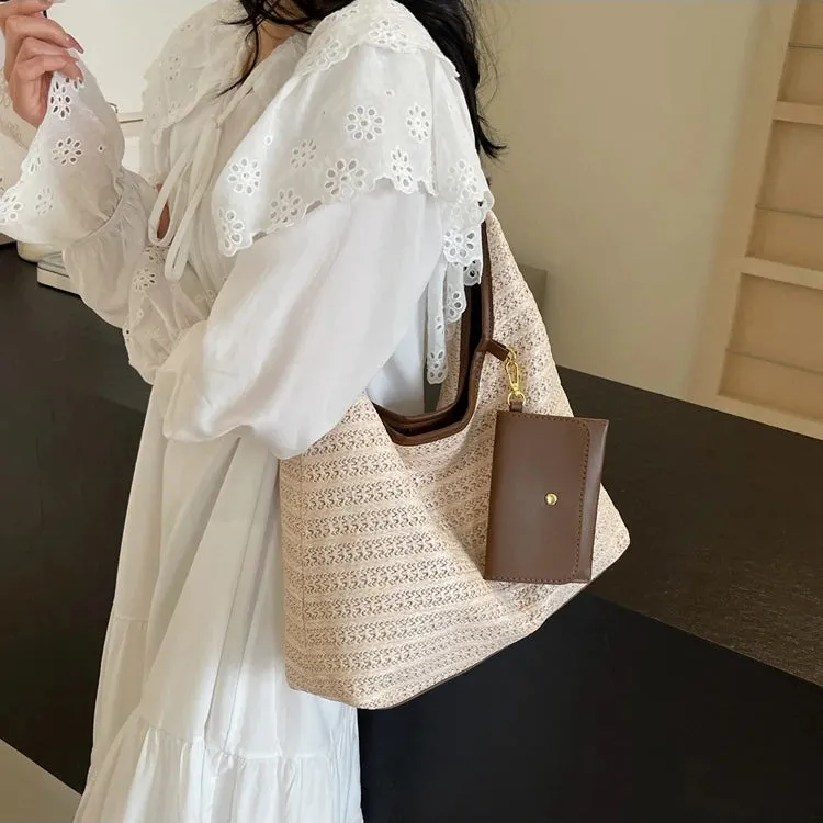 Straw Hobo Bag
