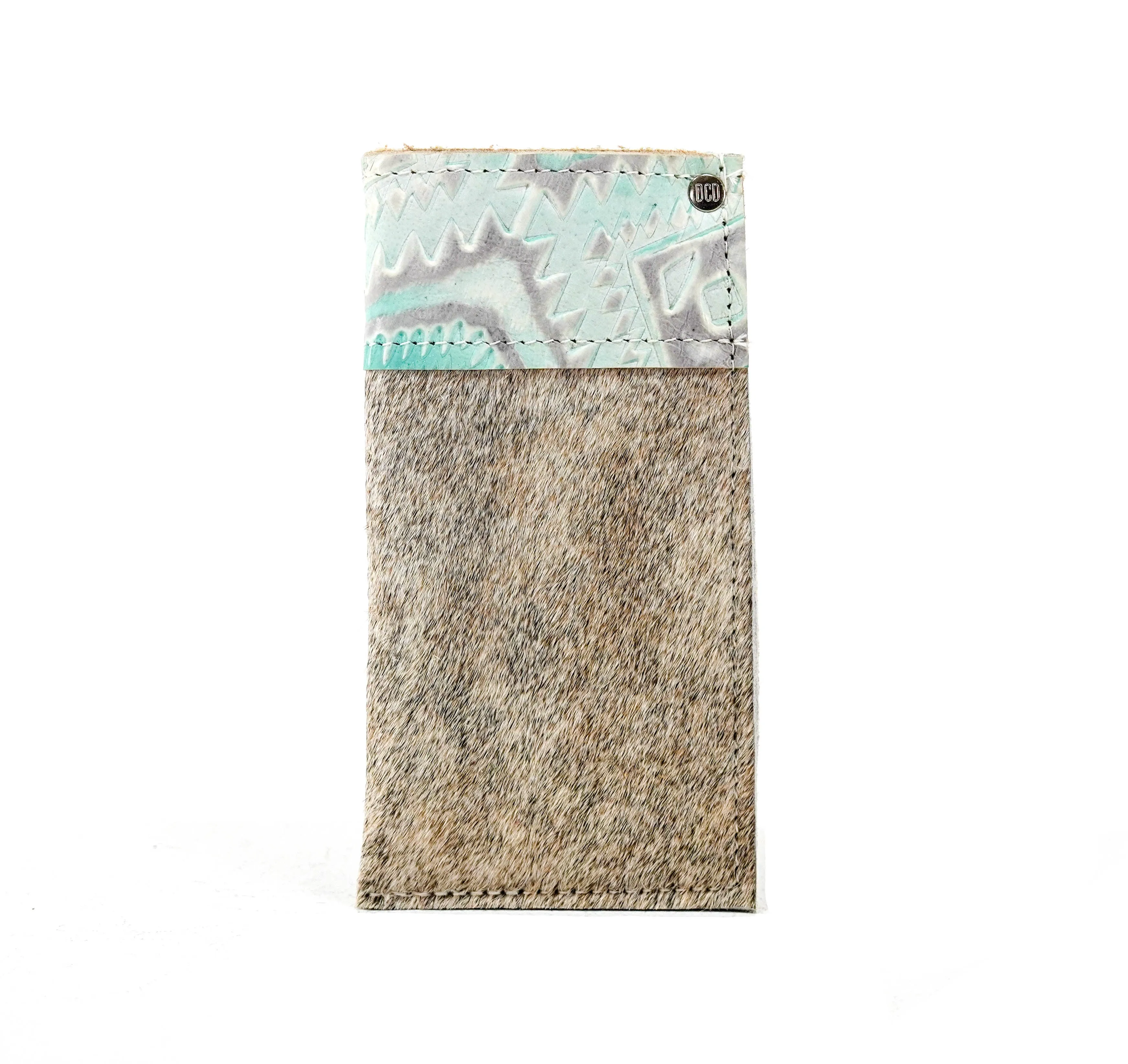 Sunglass Case - Light Brindle w/ Turquoise Sand Aztec