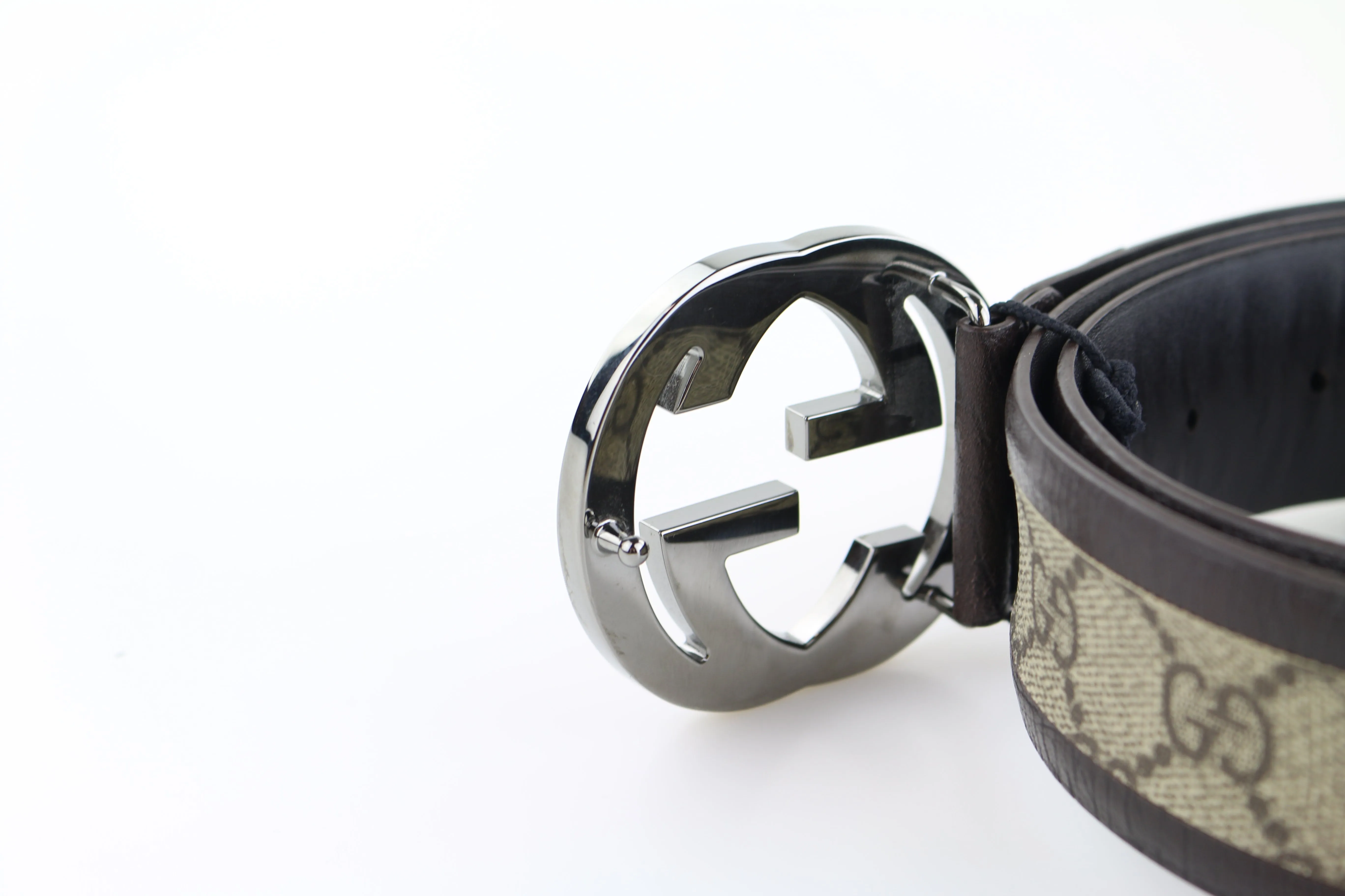 Supreme Monogram Interlocking GG Belt 95
