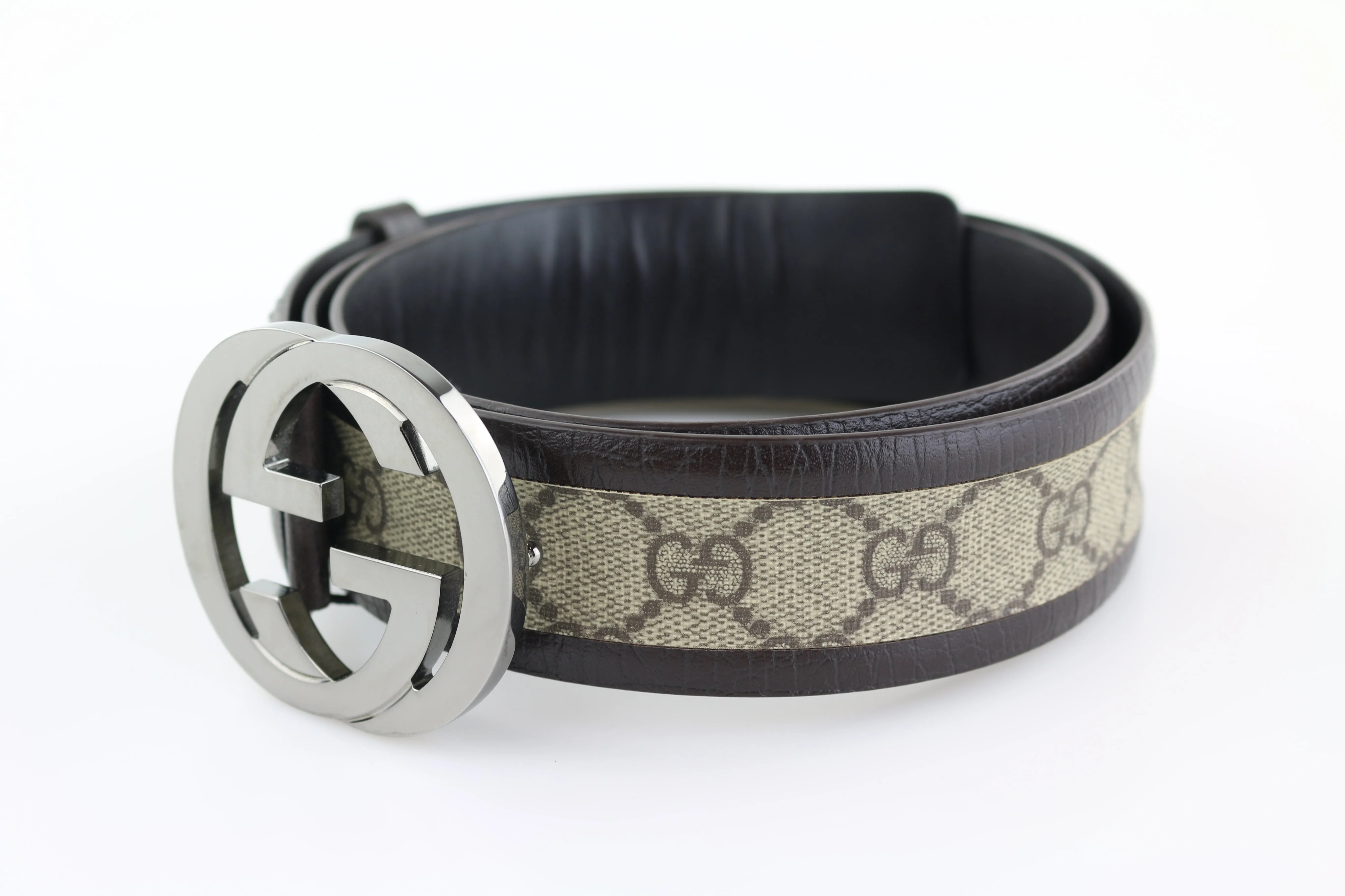 Supreme Monogram Interlocking GG Belt 95