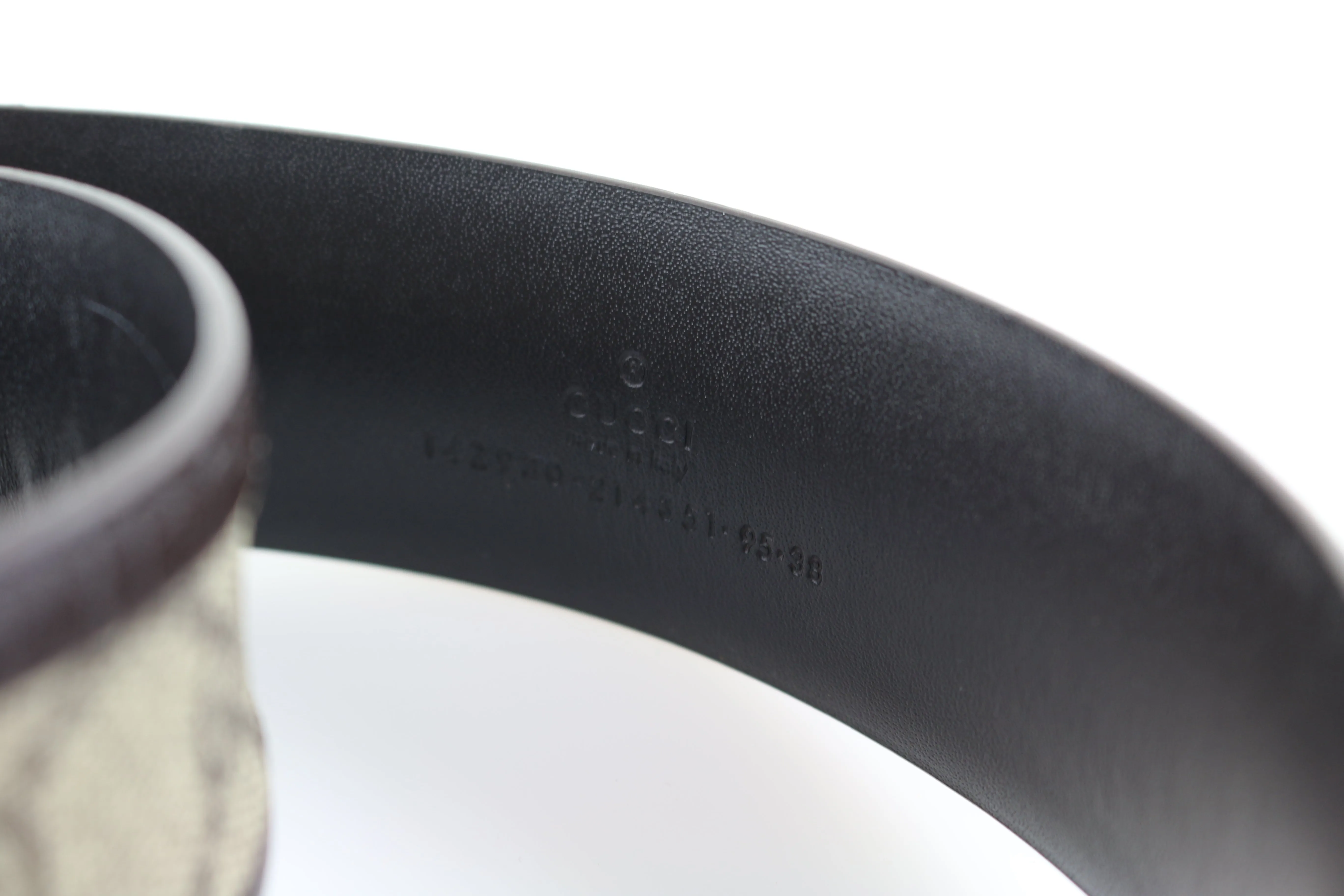 Supreme Monogram Interlocking GG Belt 95