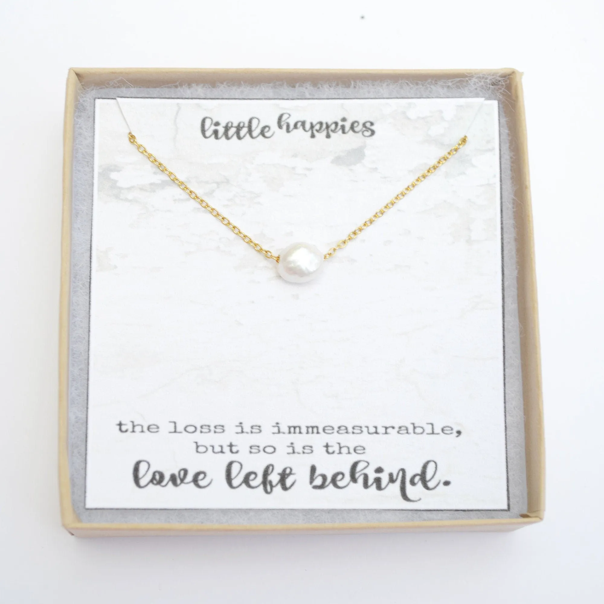 Sympathy Gift, Bereavement Gift, Sympathy Necklace, Sympathy Jewelry, Grief Gift, Sorry for Your Loss, Memorial Gift