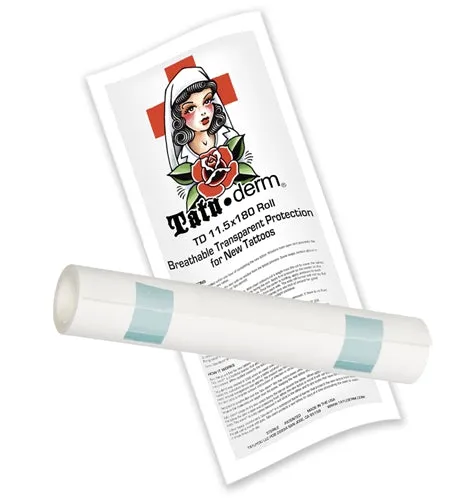TATU-DERM CLEAR TATTOO BANDAGE – ROLLS
