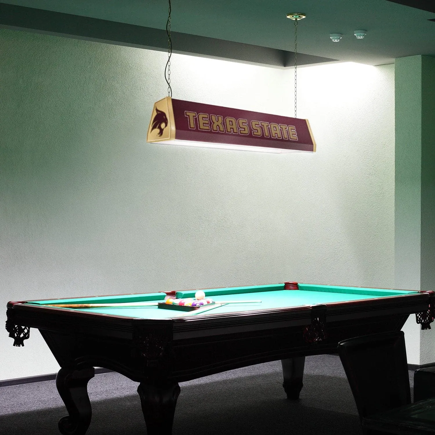 Texas State Bobcats: Standard Pool Table Light