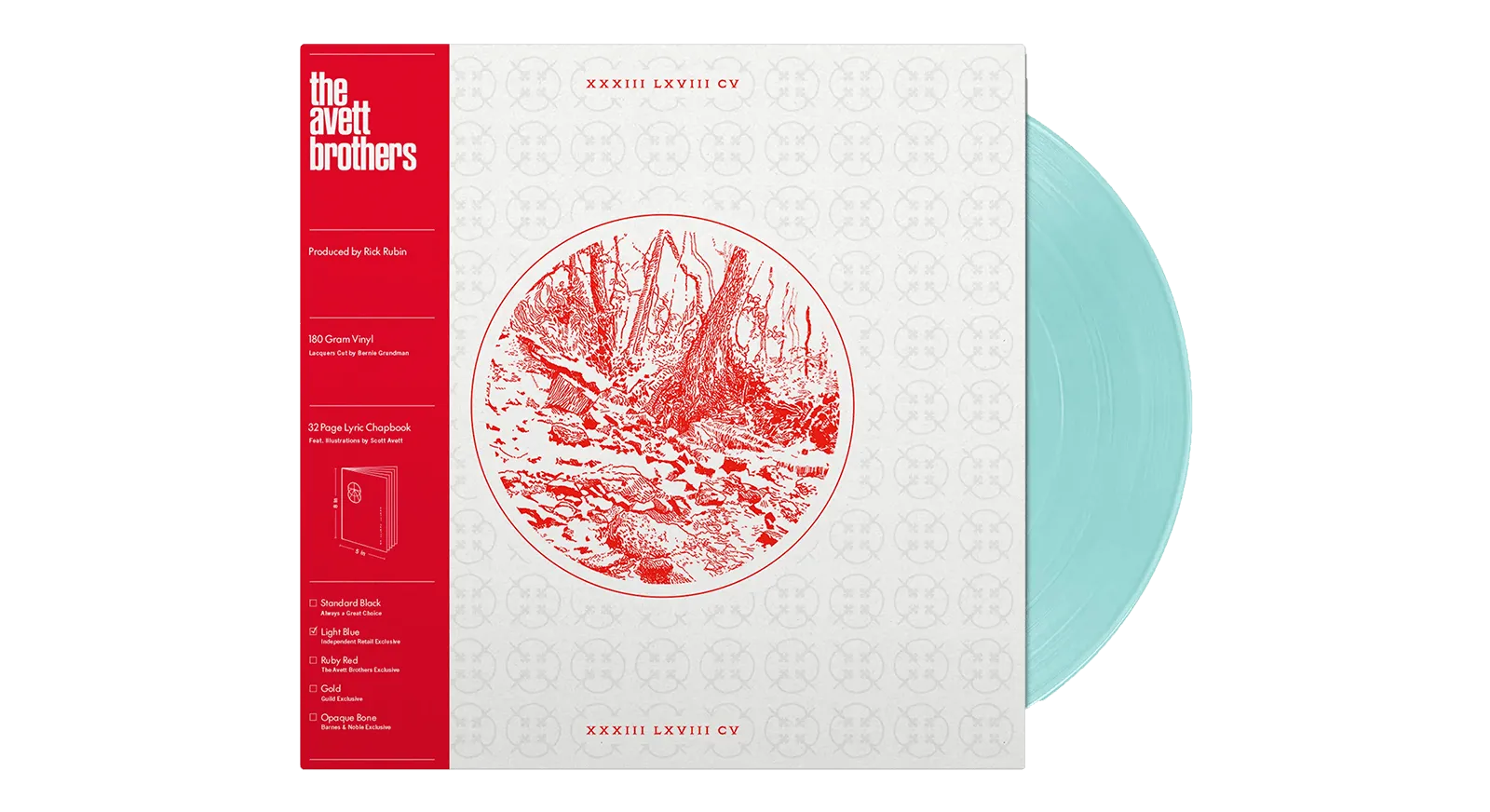 The Avett Brothers : The Avett Brothers (Light Blue Vinyl)