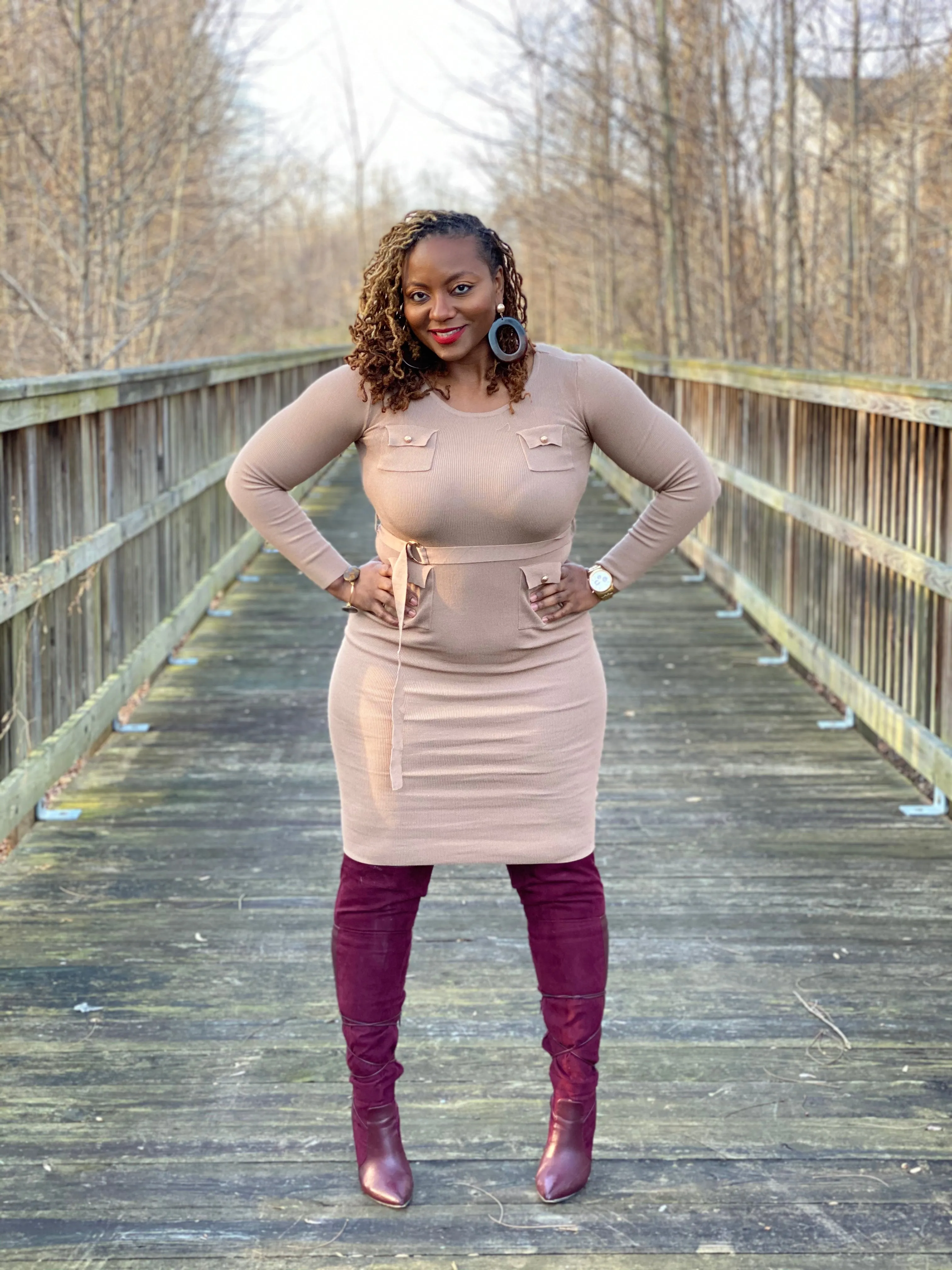 The Four Pocket Midi Dress
