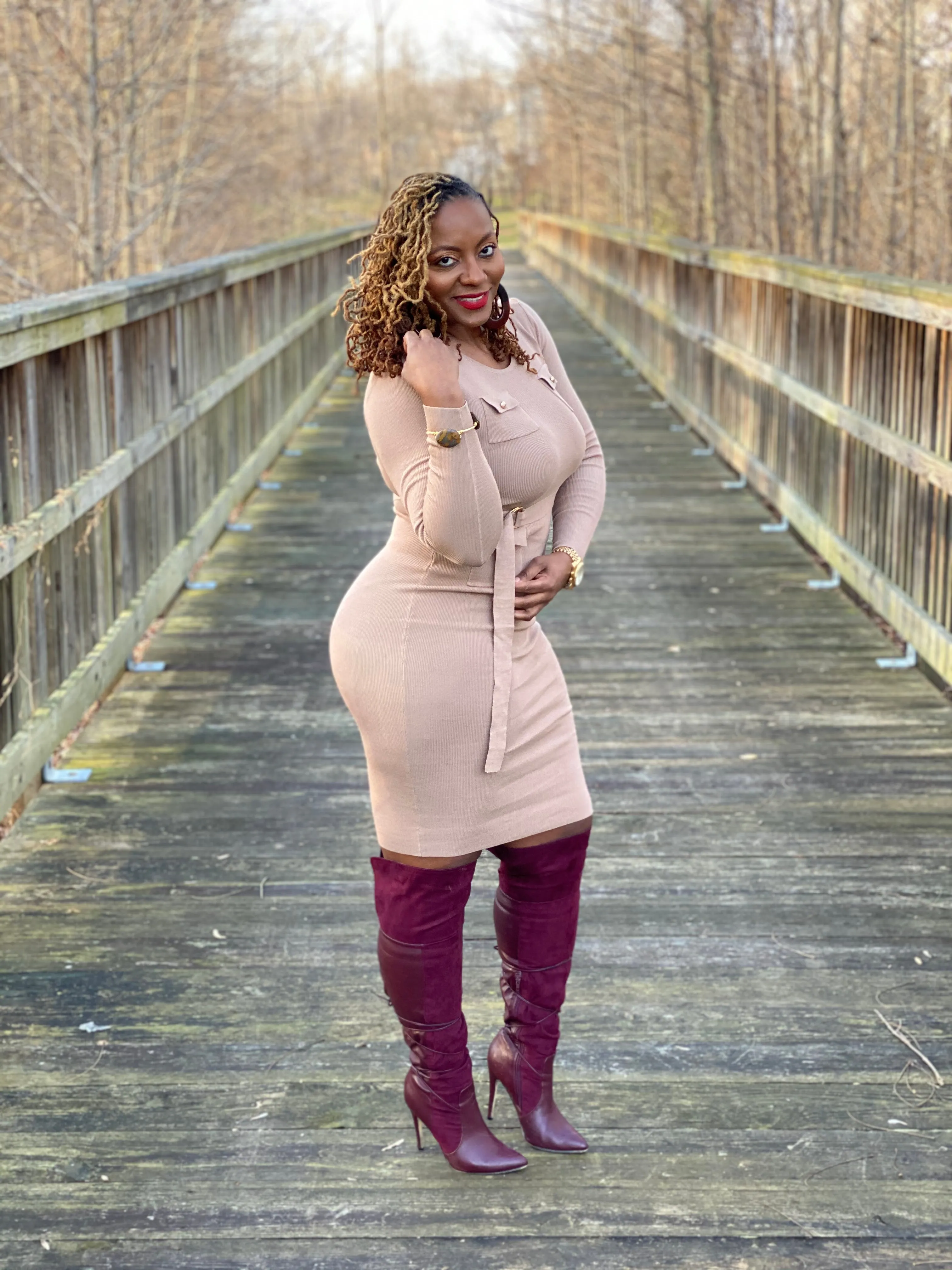 The Four Pocket Midi Dress