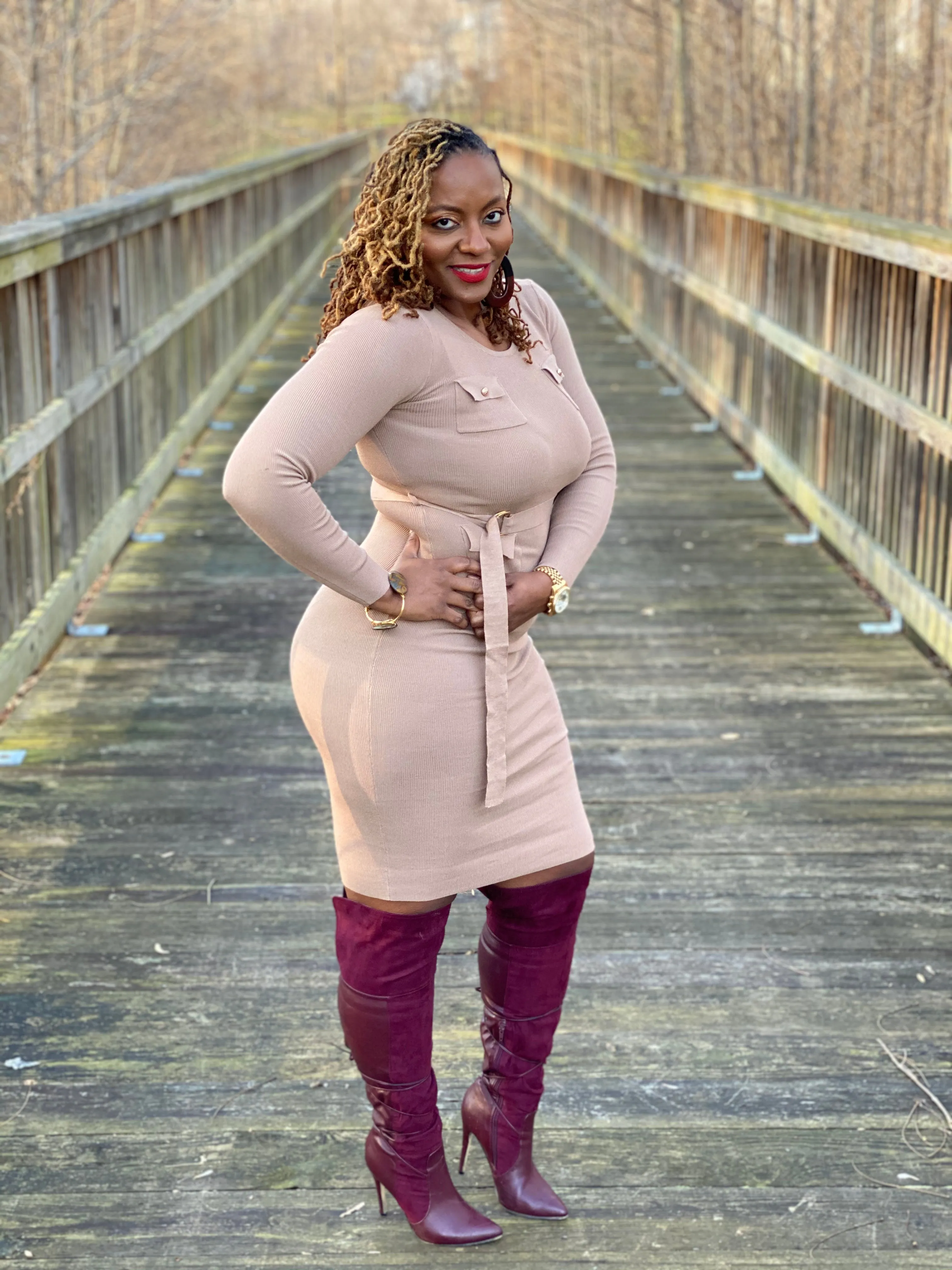 The Four Pocket Midi Dress
