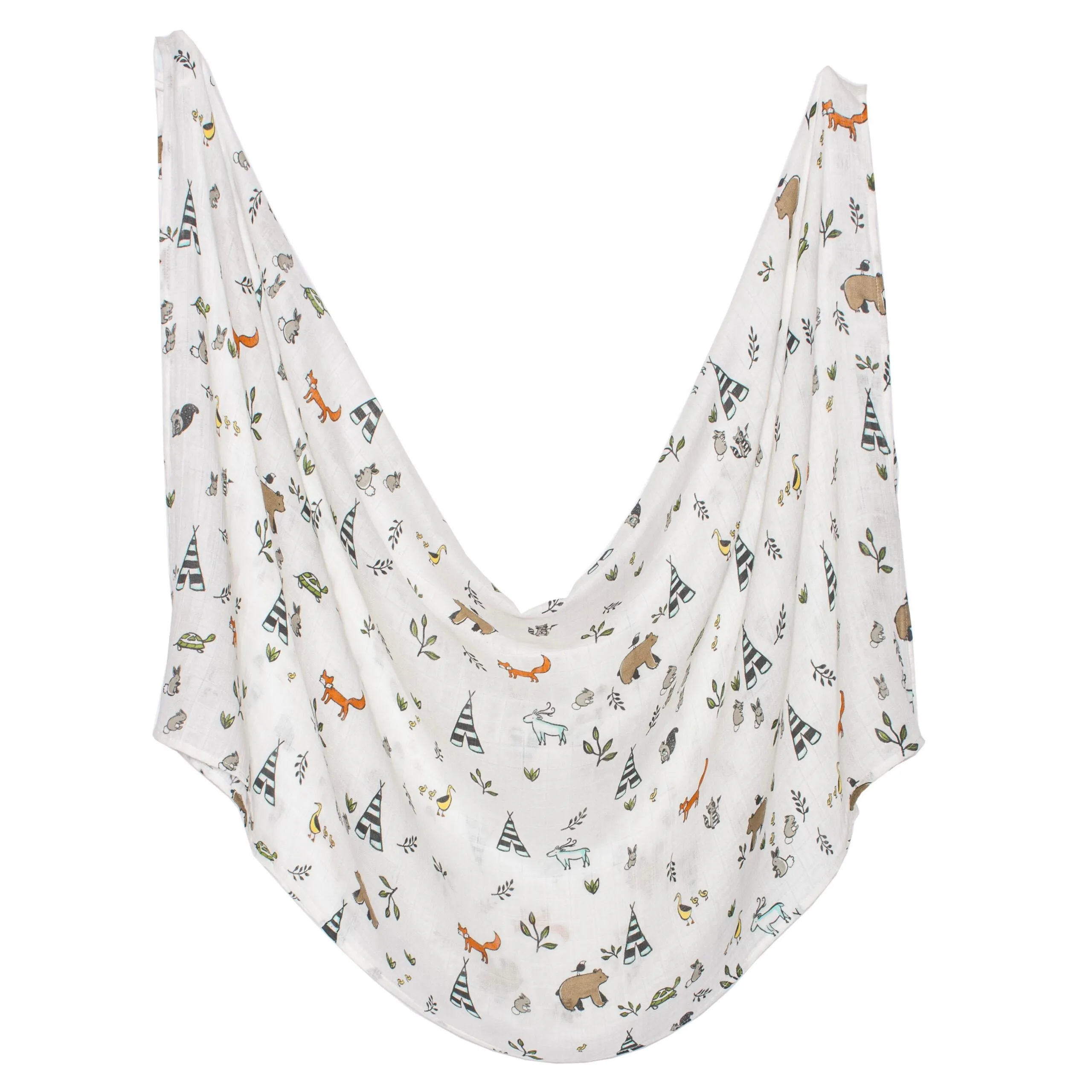 Tinker Tot Baby - Bamboo Cotton Swaddle – Woodland Creatures
