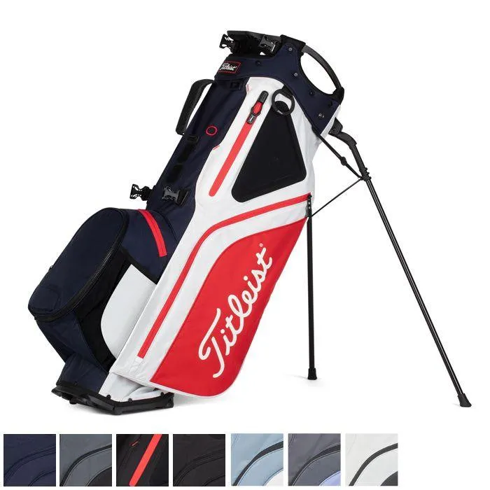 Titleist Hybrid 5 Stand Bag Black/Black/Red (TB21SX6-006)