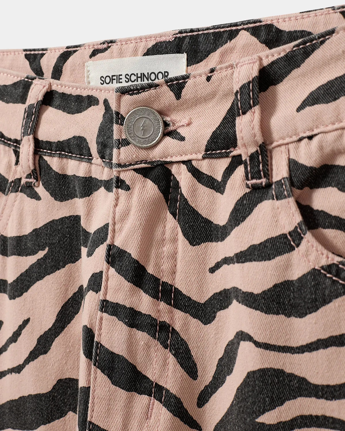 TOKYOSW ZEBRA JEANS - Light Rose