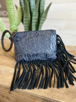 Tony Lama Black Bangle Wristlet