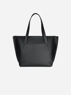 Traveller Vegan Corn Leather Tote Bag | Black