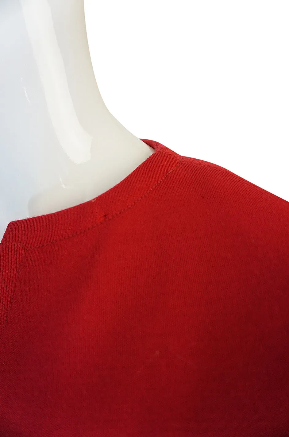 Treasure Item - c1973 Red Knit Wool Dress & Belt from Saks