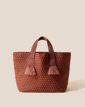 Tulum Medium Tote in Adobe