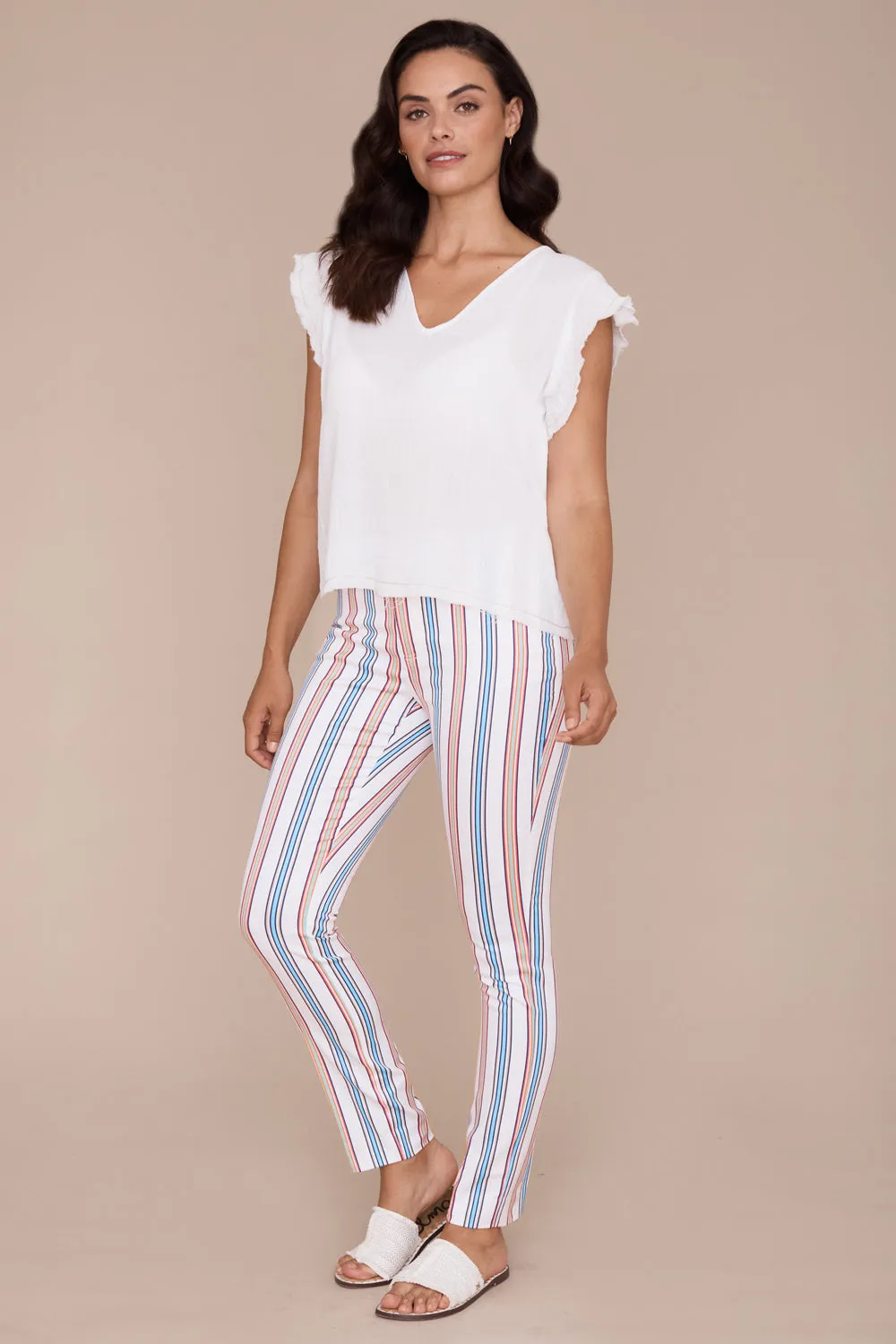Twiggy Slim Jean - Parallel Stripe: FINAL SALE
