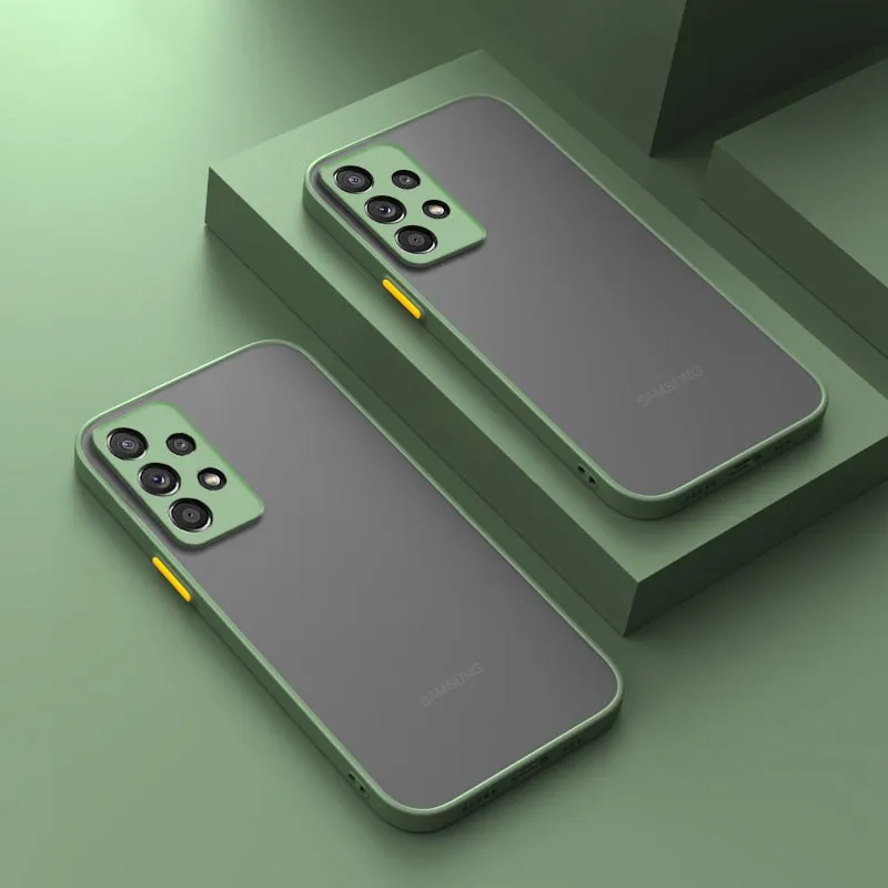Ultra-Slim Transparent Clear Matte Case For Samsung Galaxy