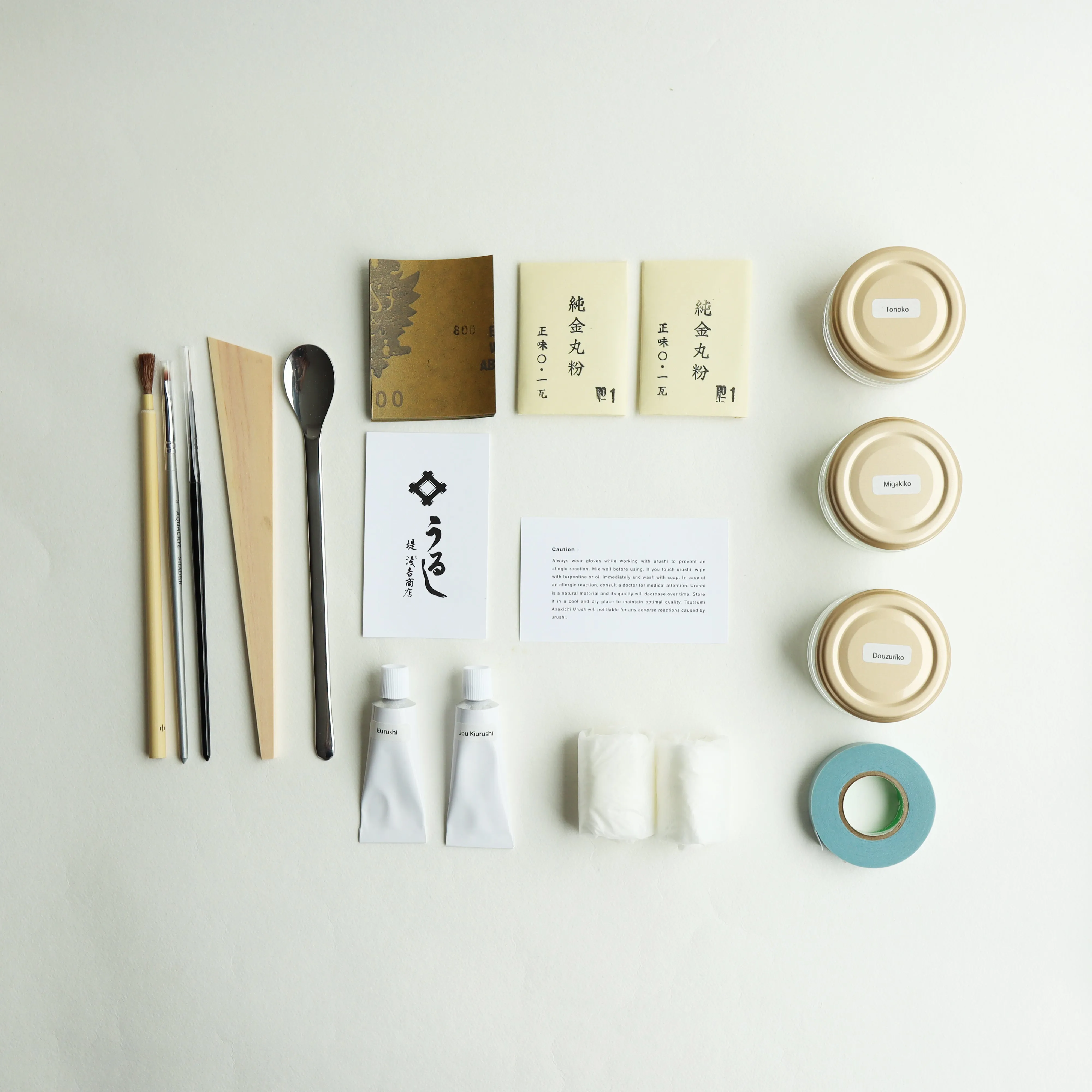 堤淺吉漆店｜Urushino ippo -Kintsugi-金継ぎキット