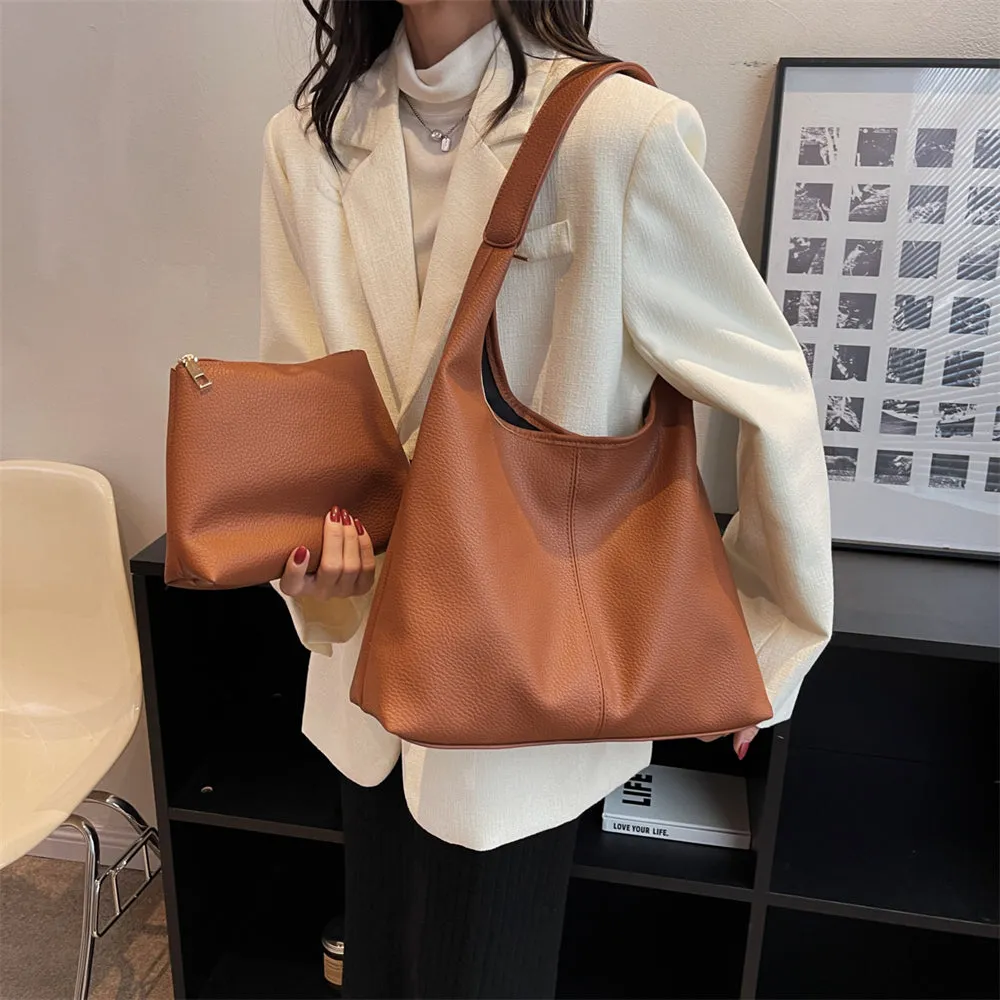 Vegan Leather Hobo Bag