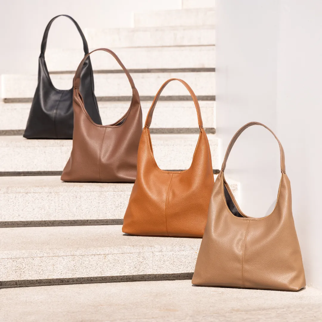 Vegan Leather Hobo Bag