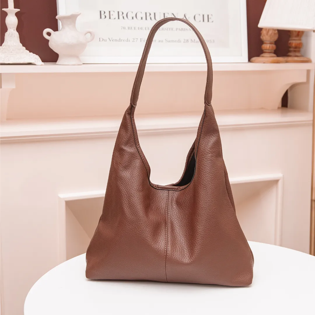 Vegan Leather Hobo Bag