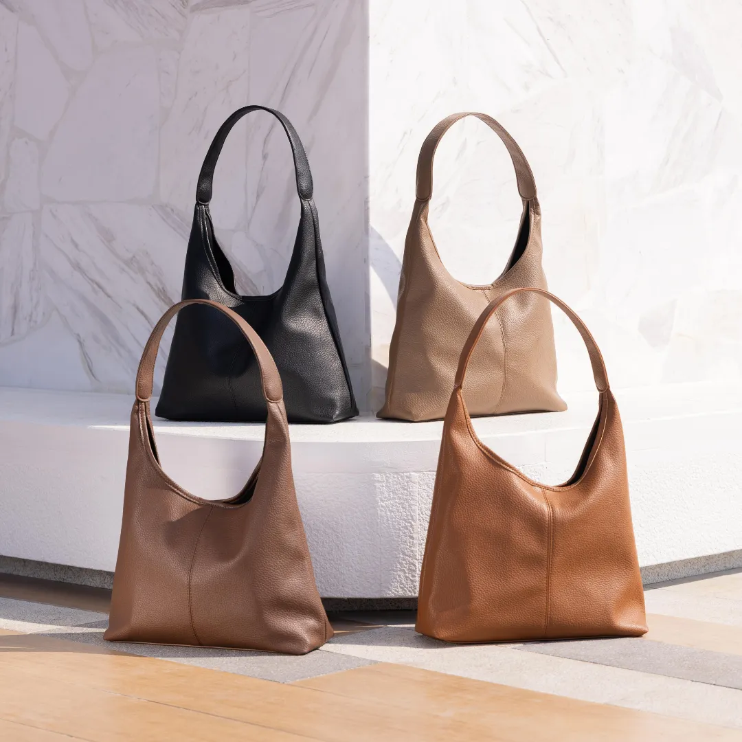 Vegan Leather Hobo Bag