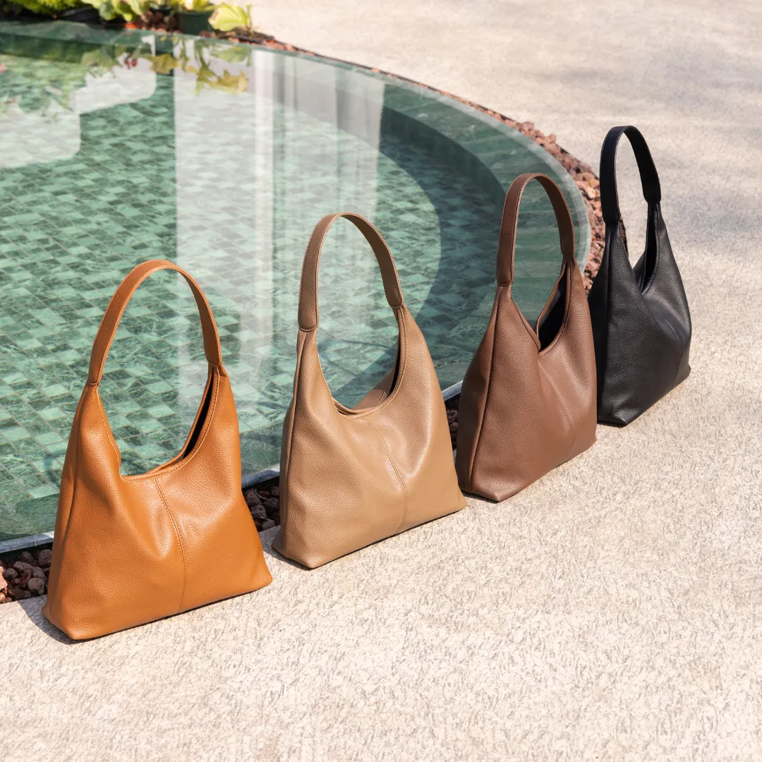 Vegan Leather Hobo Bag