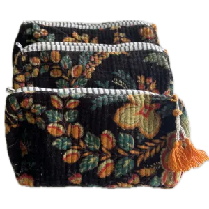 Velvet Ebony Cosmetic Bags
