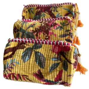 Velvet Gold Cosmetic Bags