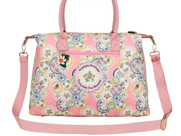 Vendula London - Heritage Victorian Tea Rooms Double Weekender Tote Available Now
