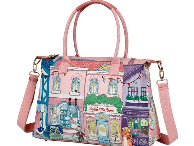 Vendula London - Heritage Victorian Tea Rooms Double Weekender Tote Available Now