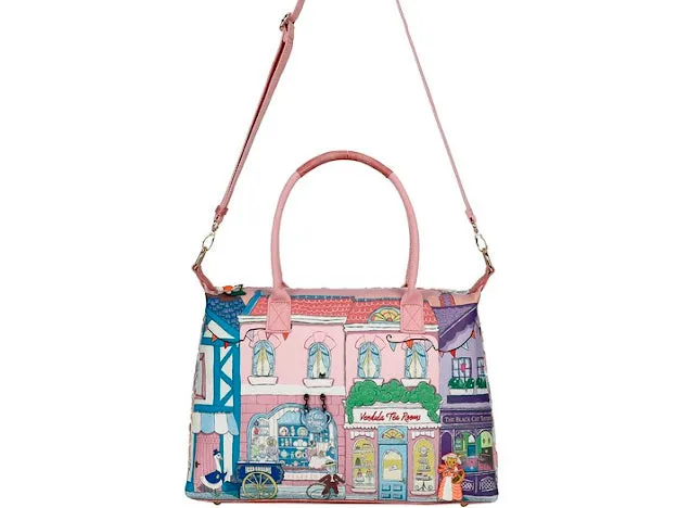 Vendula London - Heritage Victorian Tea Rooms Double Weekender Tote Available Now