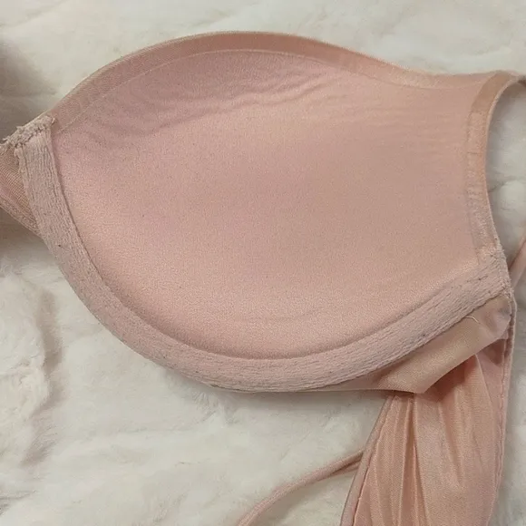 Victoria’s Secret Very Sexy Bra Rose Pink w/ Purple Crystal Embellished 34B