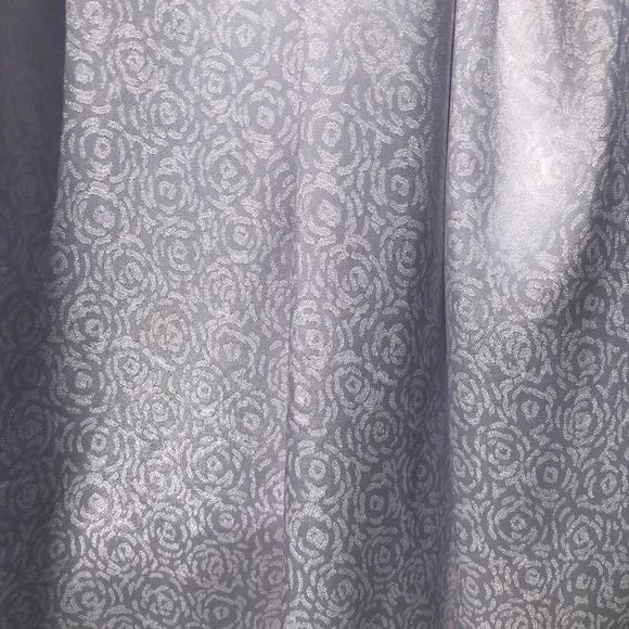 Vintage Christian Dior Lingerie Robe Light Blue Lace Medium