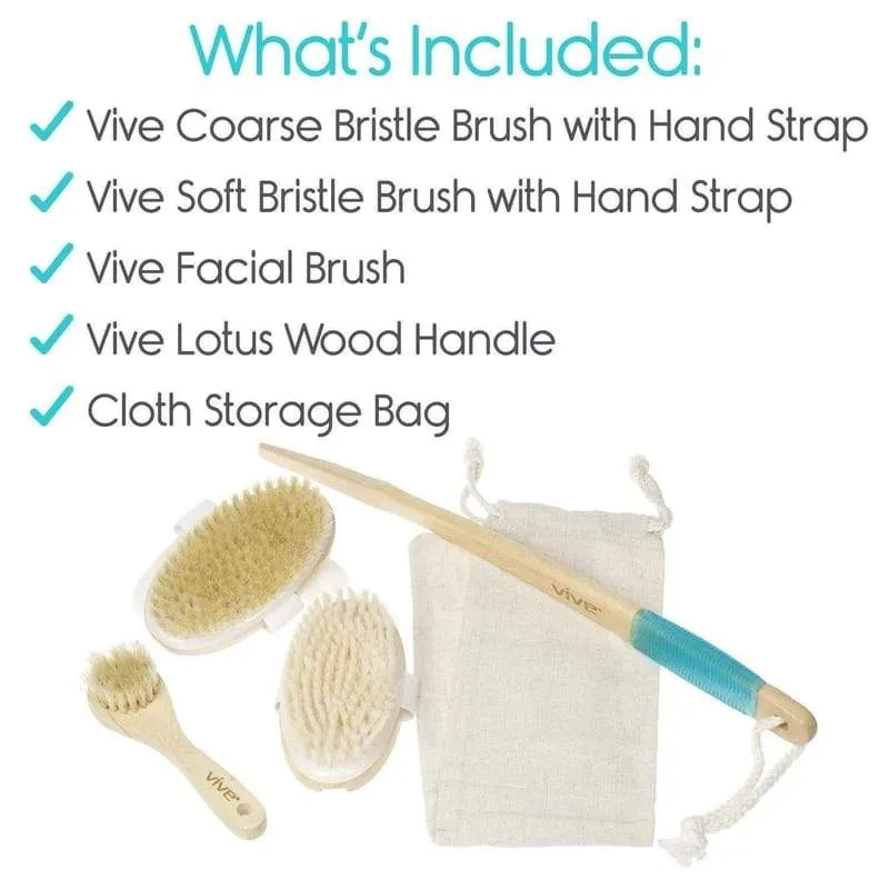 Vive Health Body Brush Set
