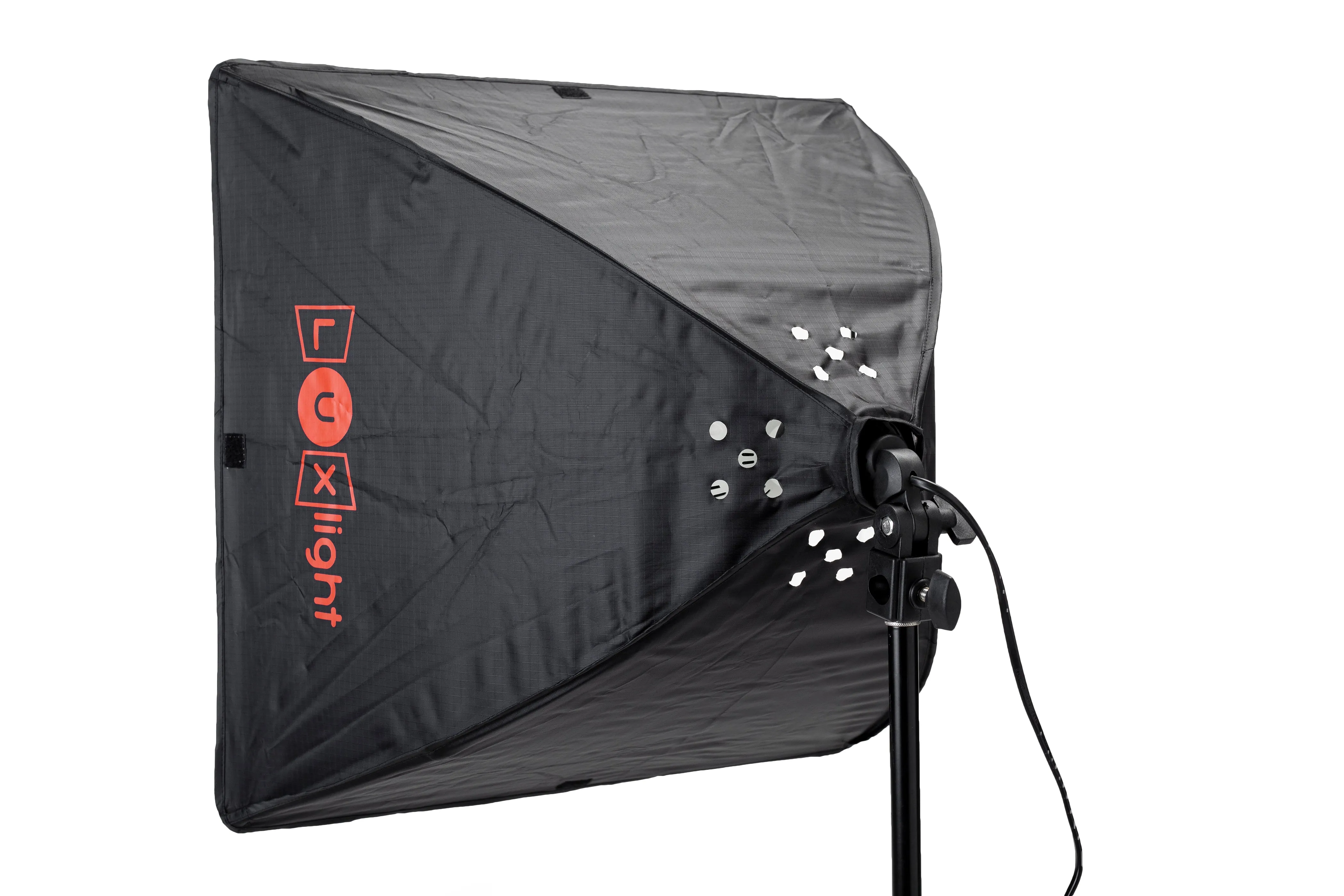 Vivid Pro Popup 2 Softbox LED Studio Lighting & Backdrop Support Kit | 8000lm CRI 92