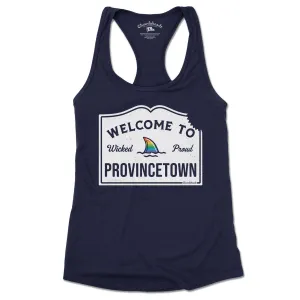 Welcome to Provincetown Ladies Tank Top