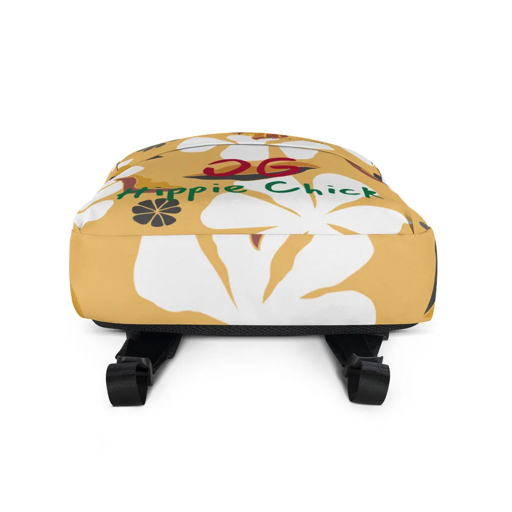 White Flowers Backpack - OG Hippie Chick