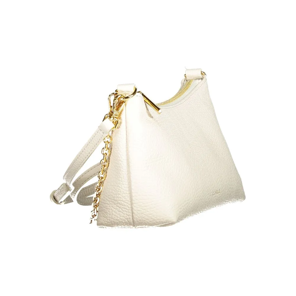 White Leather Handbag