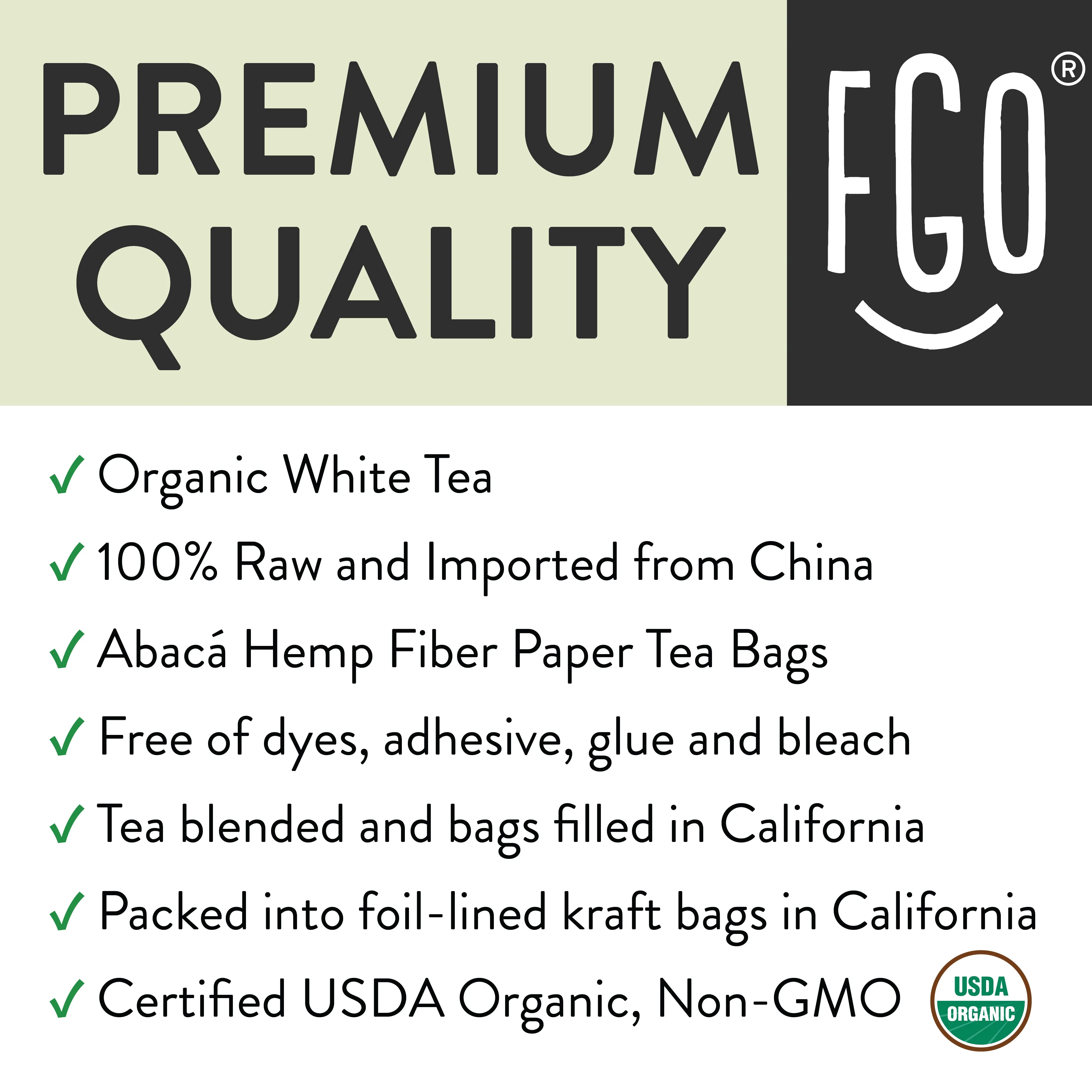 White Tea Bags