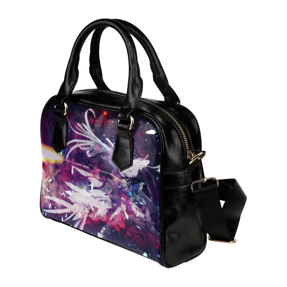 Wing Gundam Leather Shoulder Handbag - Womens
