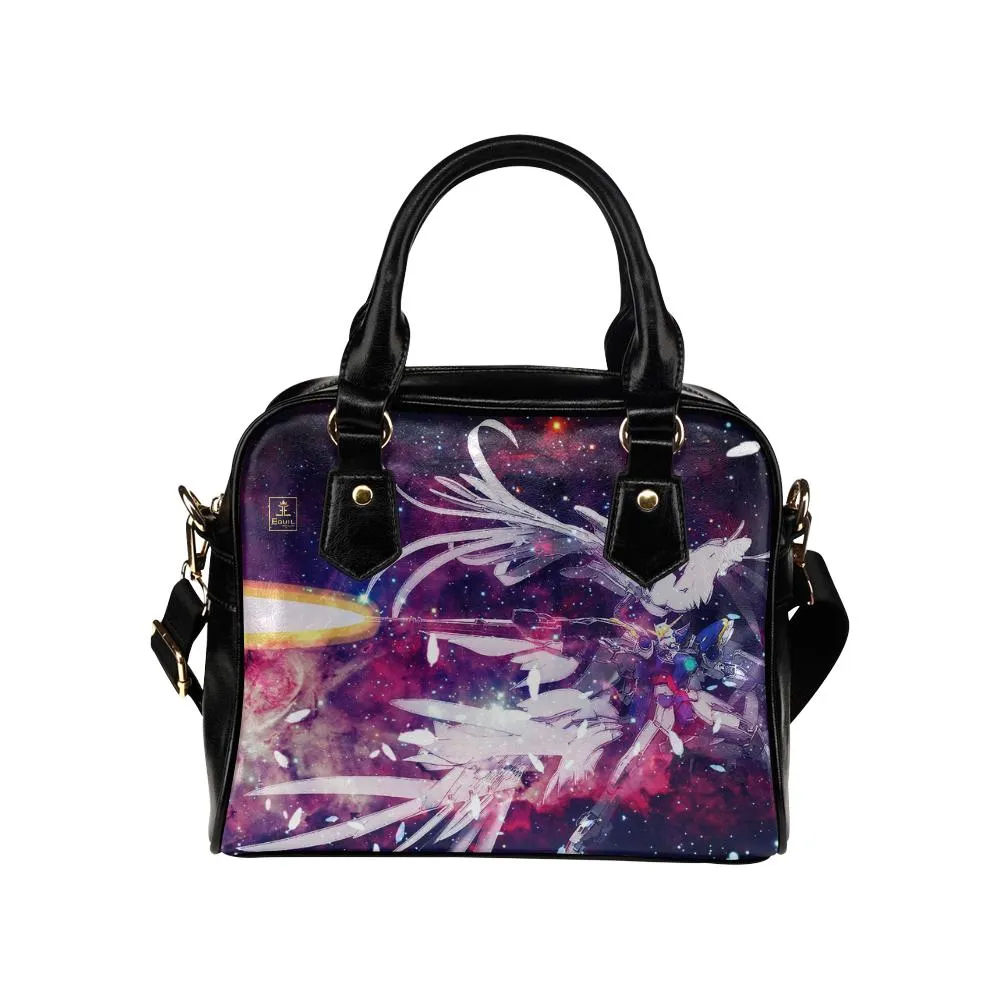Wing Gundam Leather Shoulder Handbag - Womens