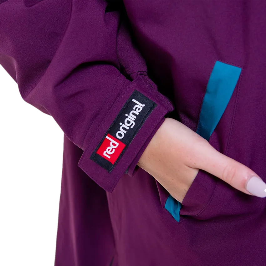 Women's Long Sleeve Pro Change Robe EVO - Mulberry Wine