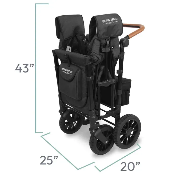 WonderFold W2 Luxe Double Stroller Wagon