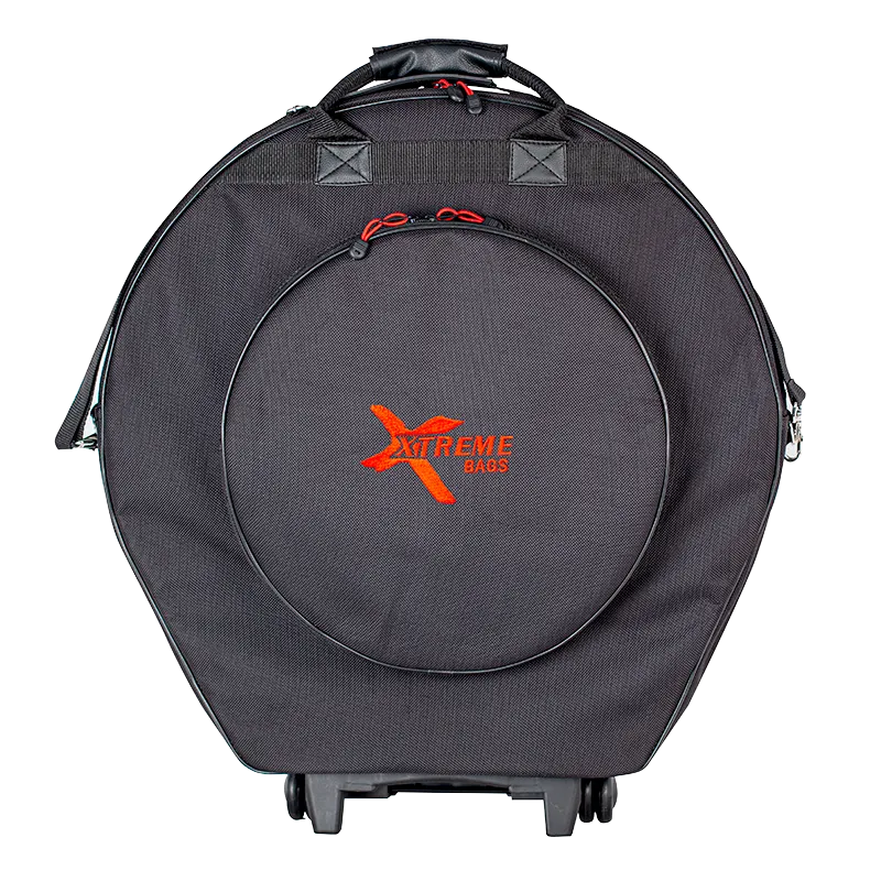 Xtreme 22" Cymbal Bag with Wheels and Retractable Pull-along Handle DA584W