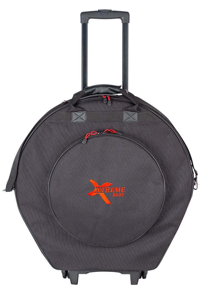 Xtreme 22" Cymbal Bag with Wheels and Retractable Pull-along Handle DA584W