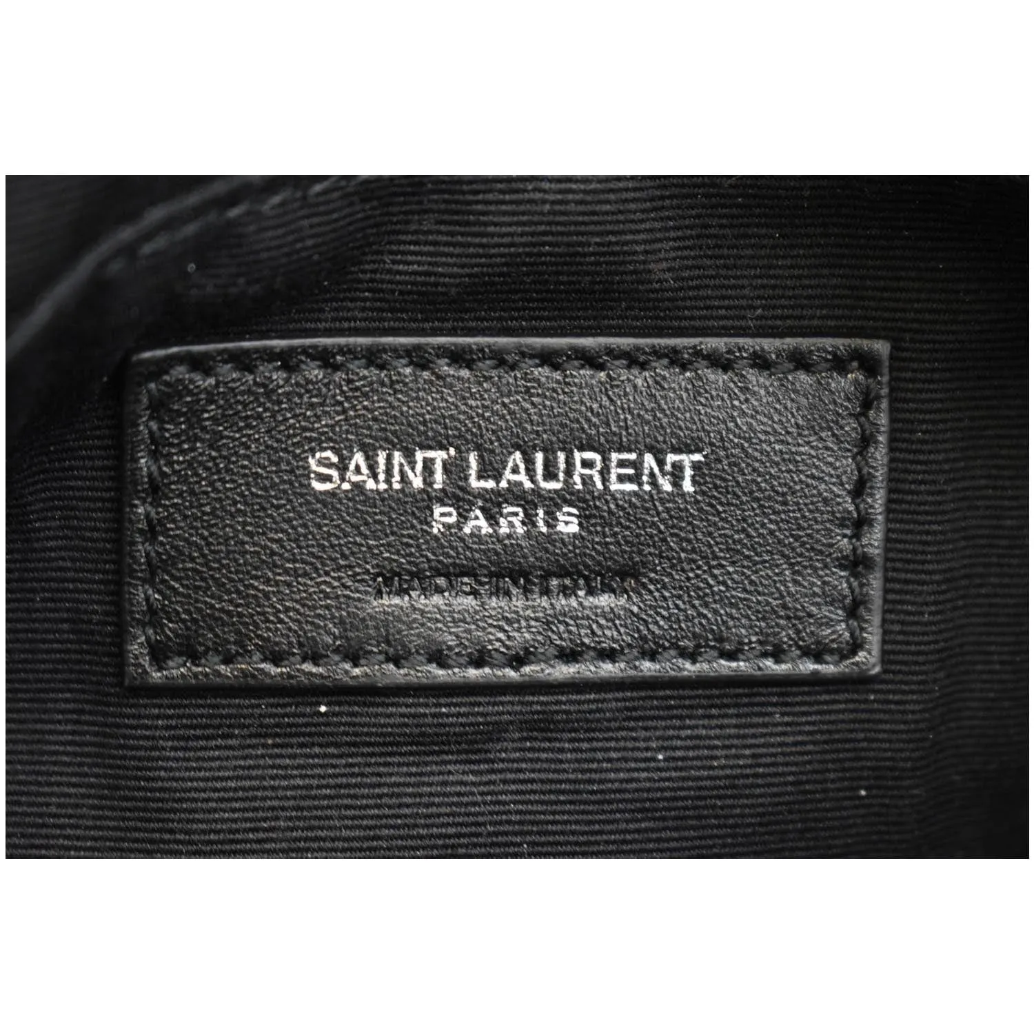 YVES SAINT LAURENT Lou Leather Camera Belt Bag Beige