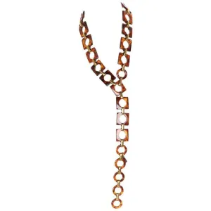 Yves Saint Laurent Lucite Belt Necklace